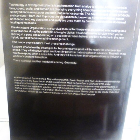 2022 1st Ed. ANTICIPANT ORGANIZATION Barrenechea Fraser Jenkins DIGITAL SOCIETY - Picture 2 of 4